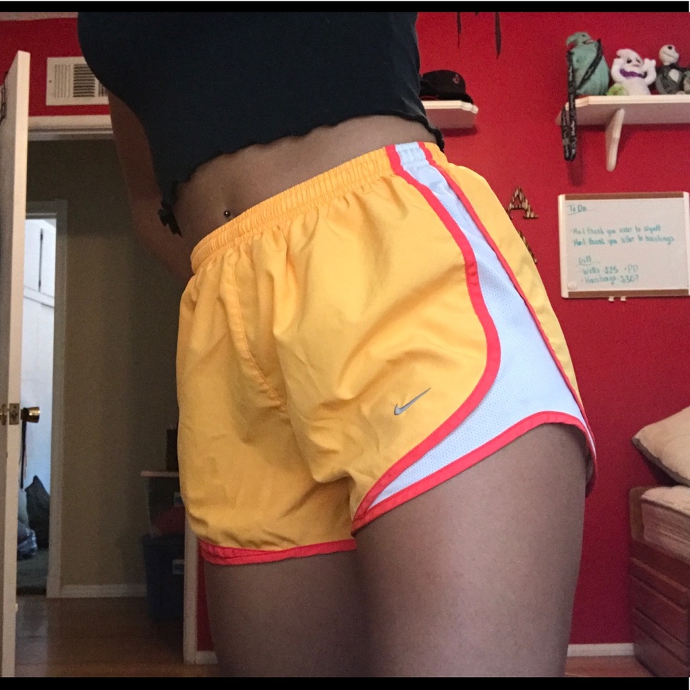 Orange Nike Shorts